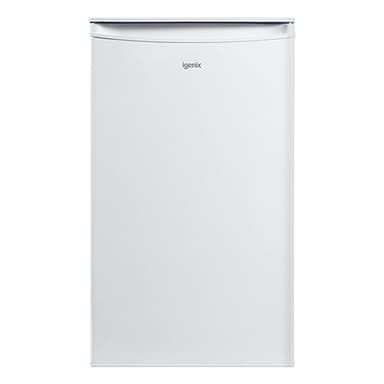 Igenix IG3920 Freestanding Under Counter Fridge and Chill Compartment, 2 Glass Shelves and Salad Drawer, One Bottle Shelf and Egg Rack, 48 cm Wide, White