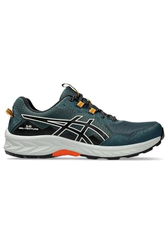 ASICS Men's Gel-Venture 10 Sneaker, Saxon Green/Black, 6 UK