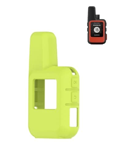 Case for Garmin inReach Mini 2 Lightweight and Compact Satellite Communicator, WUNIAK Soft Silicone Protective Portable Scratch Shock Resistant Shell Case for Garmin inReach Mini 2，Fluorescent Green