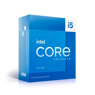 Intel® Core™ i5-13600KF Desktop Processor 14 cores (6 P-cores + 8 E-cores) 24M Cache, up to 5.1 GHz