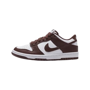 NIKE Dunk Low (GS) Sneaker, White Redwood Gym Red, 4 UK