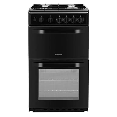 Hotpoint 50CM HD5G00KCB/UK Gas Double Freestanding cooker - Black