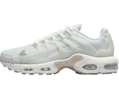 NIKE Air Max Terrascape Plus Men's Trainers Sneakers Leather Shoes DQ3977 (White/White/White/Pure Platinum 100) UK10.5 (EU45.5)