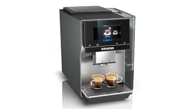 SIEMENS EQ700 Fully Automatic Bean to Cup Coffee Machine, 5" Touch Screen Display, Cold Brew/Slow Brew, Cappuccinatore, 34+ Coffee Beverages, Home Connect, TP715GB1
