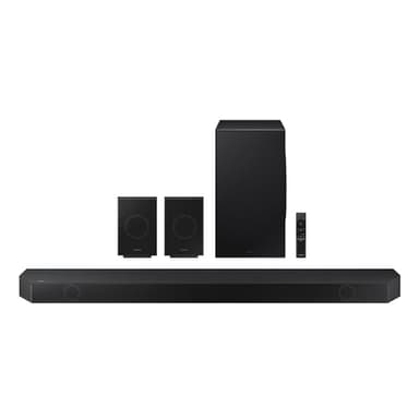 HW-Q990D Sound Bar 11.1.4 ch with Dolby sound, surround sound expansion, adaptive sound, wireless subwoofer, 2024