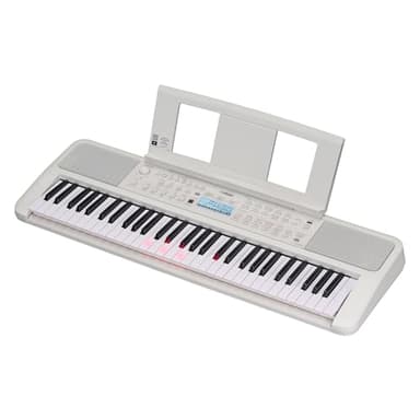 Yamaha EZ-310 Portable Keyboard for Beginners, Convenient Light Guide Function and 61 Touch-Sensitive Keys with 48-Note Polyphony, Includes 2 Online Lessons with Yamaha Music School Teacher