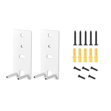 SENRISE Wall Mount Brackets Replacement, 1 Pair White Speakers Wall Bracket, Compatible with Bose Lifestyle 650 700 Home Entertainment System