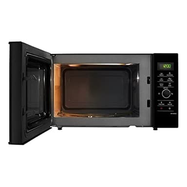 Panasonic NN-SD25HBBPQ Inverter Microwave Oven with Turntable & Dial, 1000 W, 23 Litres, quick 30sec Setting, x10 “One Touch” Programmes for easy cooking, Auto Defrost, Child Lock, Black