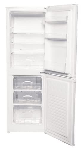Haden Freestanding Fridge Freezer - 50/50 Split, Auto Defrost, Adjustable Shelves, Salad Crisper, 3 Freezer Drawers, Reversible Doors, 144cm High Fridge Freezers, Energy Efficient