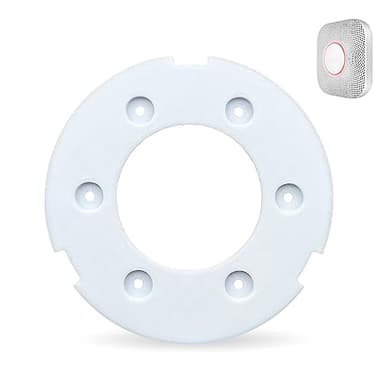 Sactulaz Replacement Mounting Plate for Google Nest Detector/Protector Gen2, Replacement Part Backplate for Google Nest 2nd Gen Smoke Detector Alarm
