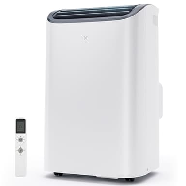 14000 BTU Portable Air Conditioner, 4 Modes Portable AC Unit Cooling Up to 750 Square Feet, Dehumidifier, Fan, with Remote Control, LED Display, Mounting Kit
