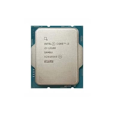 Intel Core i3-13100 4 Core Desktop Processor (Up to 4.5GHz) LGA 1700 - UHD Graphics 730-12MB Cache (OEM Tray Version, Cooler Not Included) - Reliable Performance for Entertainment, Home and Office