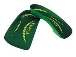 Vasyli Custom 3/4 Length Green Orthotic Insoles (Large Men 9-10½ Women 9½-11)