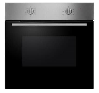 Cookology Built-in Electric Fan Oven in Stainless Steel - 60 Litre Capacity – Single Oven with Grill - Mechanical Controls - A Energy Rating – BOFA65SS