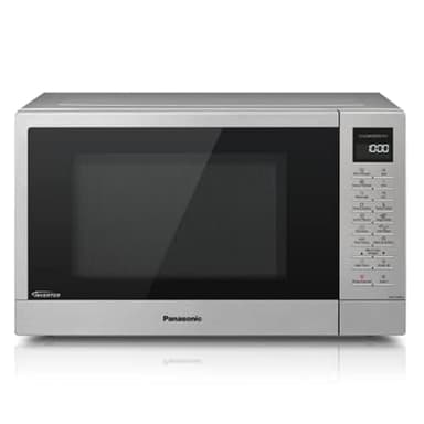 Panasonic NN-ST48KSBPQ Inverter Microwave Oven with Glass Turntable, 32L, 1000W, 25 Auto Programmes, Auto Defrost, 7 Power Levels, Timer, Digital LED Display, Stainless Steel Exterior