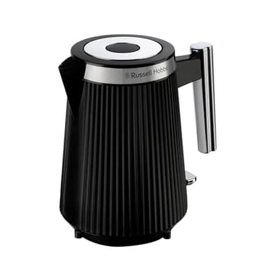 Russell Hobbs Black Kettle [1.7L, 3000W] Brontë (Internal illumination, Perfect pour, 360° base with cord storage, Push to open lid, Distinctive Matte Finish design) 26750