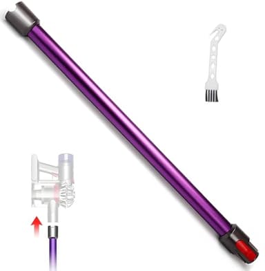 Quick Release Wand Compatible for Dyson V15 V11 V10 V8 V7 Stick Vacuum Cleaner, Vacuum Cleaner Extension Rod Vacuums Attachment Extension Tube 73cm (Purple)