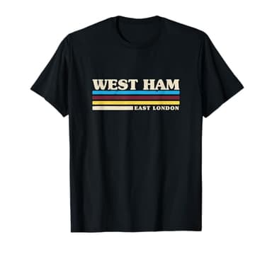 Retro Stripe West Ham T-Shirt