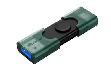 Kingston DataTraveler Duo USB Flash Drive 128GB USB-A + C 3.2 DuoG2 - DTDEG2/128GB