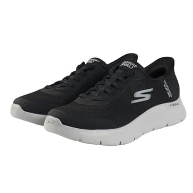 Skechers Men's Slip-ins Go Walk Flex-Free Hands 2 Sneaker, Black/Grey, 11