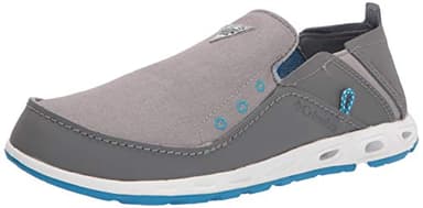 Columbia Men's Bahama Vent PFG Boat Shoe, Ti Titanium/Pool, 8 UK