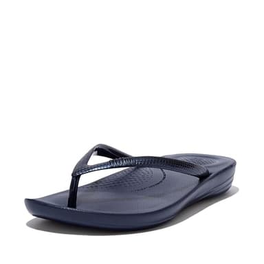 Fitflop Women's iqushion Ergonomic flip-Flops, Midnight Navy, 6 UK