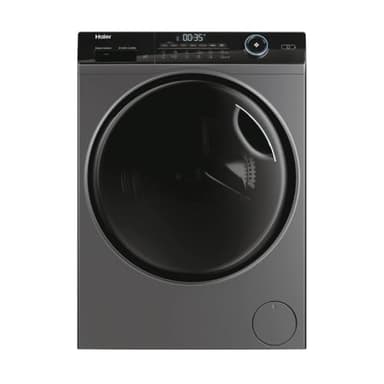 Haier I‑Pro Series 5 8kg Freestanding Washing Machine, 1400 RPM, A Rated, Direct Motion Motor, hOn App, AI Cycle, Anti-Bacterial Treatment, Graphite, 60x53x85 cm - HW80B14959STU1UK