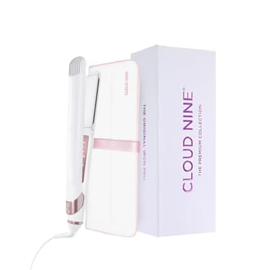 CLOUD NINE The Original Iron Pro Hair Straightener | Variable Temperature Control 100°C to 200°C | Ceramic Floating Plates | Quick Heat Technology | Designed for Everyday Straightening | Revive Mode