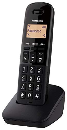 Panasonic KX-TGB610EB Big Button DECT Cordless Telephone with Nuisance Call Blocker (Single Handset Pack) – Black