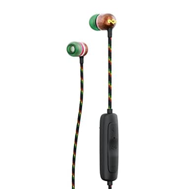 House of Marley Smile Jamaica Wireless 2 In-Ear Headphones - Noise Isolating Bluetooth Earphones, 9 Hours Playtime, w/ Quick Charge, IPX-4 Waterproof, Microphone, FSC Certified Wood - Copper