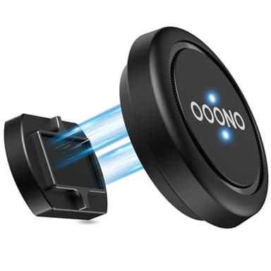 Supmega Magnetic Car Holder for OOONO CO-Driver NO1, Sturdy Metal Car Mount with Built-in Magnets Compatible with OOONO NO1 Speed Camera Alarm