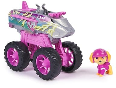 Paw Patrol: Rescue Wheels Skye’s Jet, Toy Truck with Transformation into Jet-Mode and Collectible Action Figure, Kids’ Toys for Boys & Girls Ages 3+
