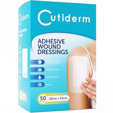Cutiderm Adhesive Wound Dressing 10cm x 15cm - Pack of 50