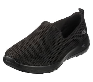 Skechers Women's Go Walk Joy-Evaluate Trainers, Black Textile/Trim, 5 UK
