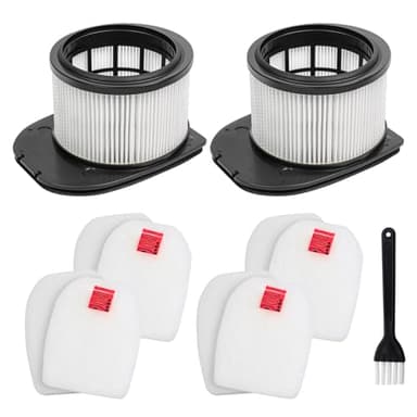 Spofan Filter Replacement for Shark IZ400 IZ400UK IZ400UKT IZ400UKTSB IZ400UKTBK IZ402UKTSB IZ420 IZ420UKT Stratos Anti Hair Wrap Plus Cordless Vacuum 2 HEPA, 4 Foam + Felt Spare Kit