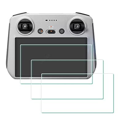 ULBTER Screen Protector for DJI Mini 4 Pro / 3 Pro (DJI RC/RC 2 RC2) Monitor Remote Controller Tempered Glass 0.3mm 9H Hardness Accessory Anti-Scrach Anti-Bubble [3 Pack]