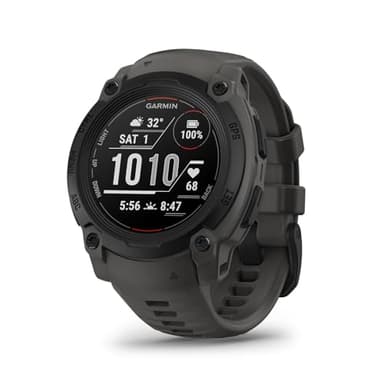 Garmin Instinct E GPS 40mm Smartwatch, Rugged watch with essential smart features, Built-in Sports Apps, Supertough Design Features, up to 14 days Battery Life, Black