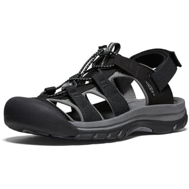 KEEN Men's Rapids H2 Sandal, Black/Steel Grey, 10 UK