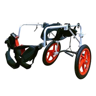 Dog Wheelchair Upgraded Dog Wheels for Back Legs Pet Wheelchair for Large Dogs Pet Cart Dog Wheel Chair Hind Legs Rehabilitation, Walkin Wheels Help Em Up Harness(Large A)