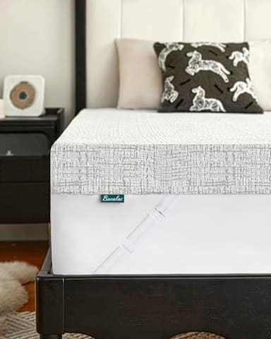 Bacalar Mattress Topper Small Double Bed, Small Double Mattress Topper for Back Pain Relief
