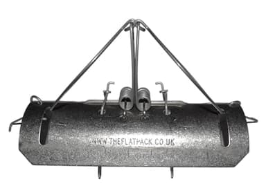 Pack of 3 Professional Stainless Steel British Barrel Tunnel Mole Duffus Traps | Effective Quick Mole Control | Pest Control | Garden Maintenance | Made in Yorkshire by The Flat Pack (Foxup) Ltd