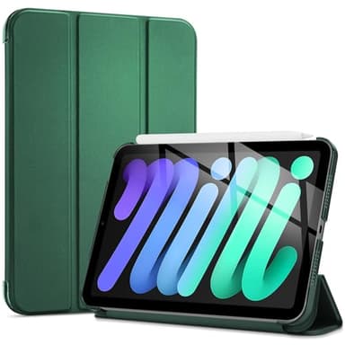 ProCase Smart Case for iPad Mini 7 (A17 Pro 2024)/ Mini 6 2021 8.3 Inch, Hard Back Cover for iPad Mini 7th/6th Generation A2995/A2996/A2993/A2567/A2568/A2569 -Mgreen