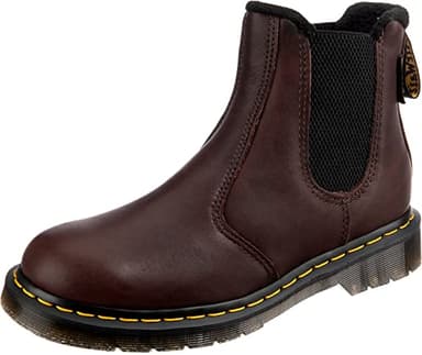 Dr. Martens Men's Chelsea Boot, Dark Brown Valor Wp, 9 UK