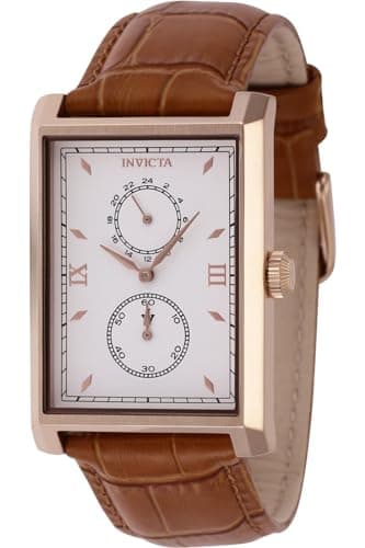 Invicta Vintage 46858 Men's Watch - Waterproof - Analogue - Quartz Movement - Stainless Steel with White dial - 30mm