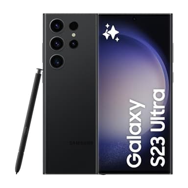 Samsung Galaxy S23 Ultra 5G SM-S918B/DS 256GB 12GB RAM, 200 MP Camera, Factory Unlocked, Global Version – Phantom Black (Renewed)