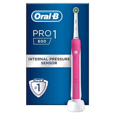 Oral-B PRO 600 Pink Electric Rechargeable Toothbrush