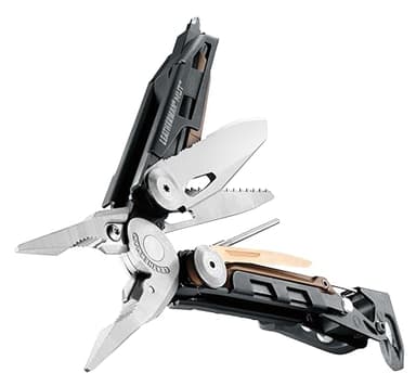 Leatherman MUT Multi-Tool - Military Gear Maintenance with 16 Tools, Black, Molle Sheath Included