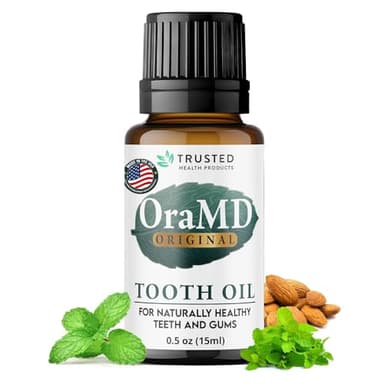 OraMD 4-in-1 Original Strength Tooth Oil- Clinically Tested Gum Disease Treatment, Gingivitis Treatment and Sensitive Teeth and Gums - All-Natural Solution (1 Pack)