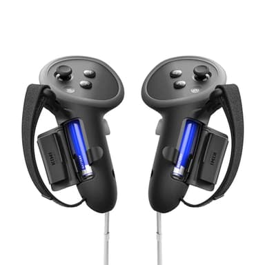 KIWI design G4 Pro Controller Grips Compatible with Meta Quest 3/3S, Accredited by Meta