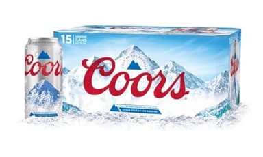 Coors Lager Beer 15 x 440 ml (cans)